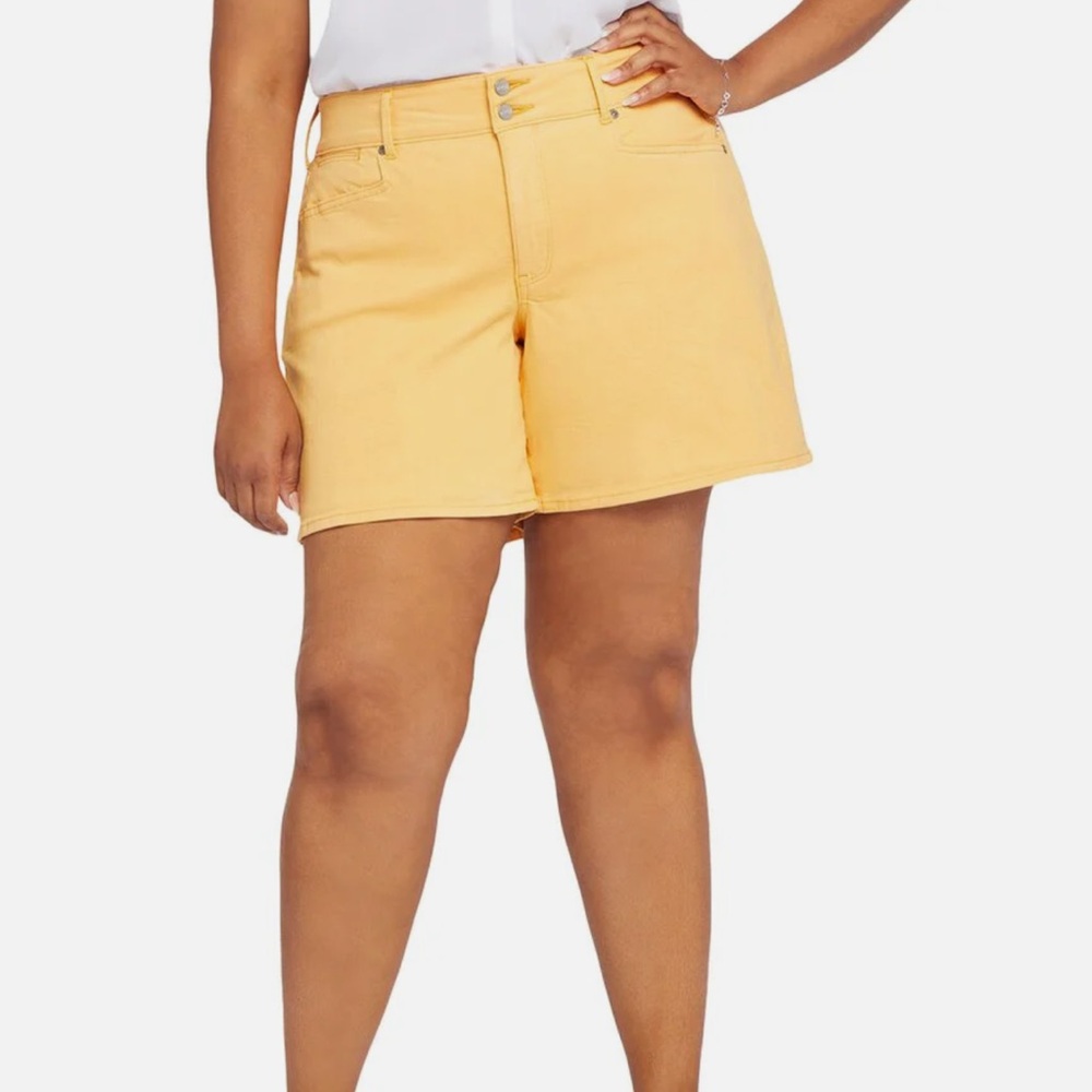 Plus Roxanne Short Mango Sorbet Jean💛🧡